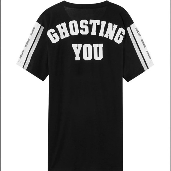 VS Pink Halloween “Ghosting You” Bling Tee 👻​​​​​​​​​​ - Picture 2 of 2